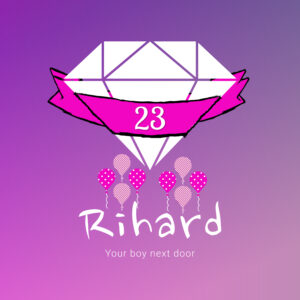 Logo Bday Rihard 4096 X 4096