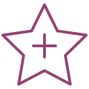 7769202 add favorites star plus icon